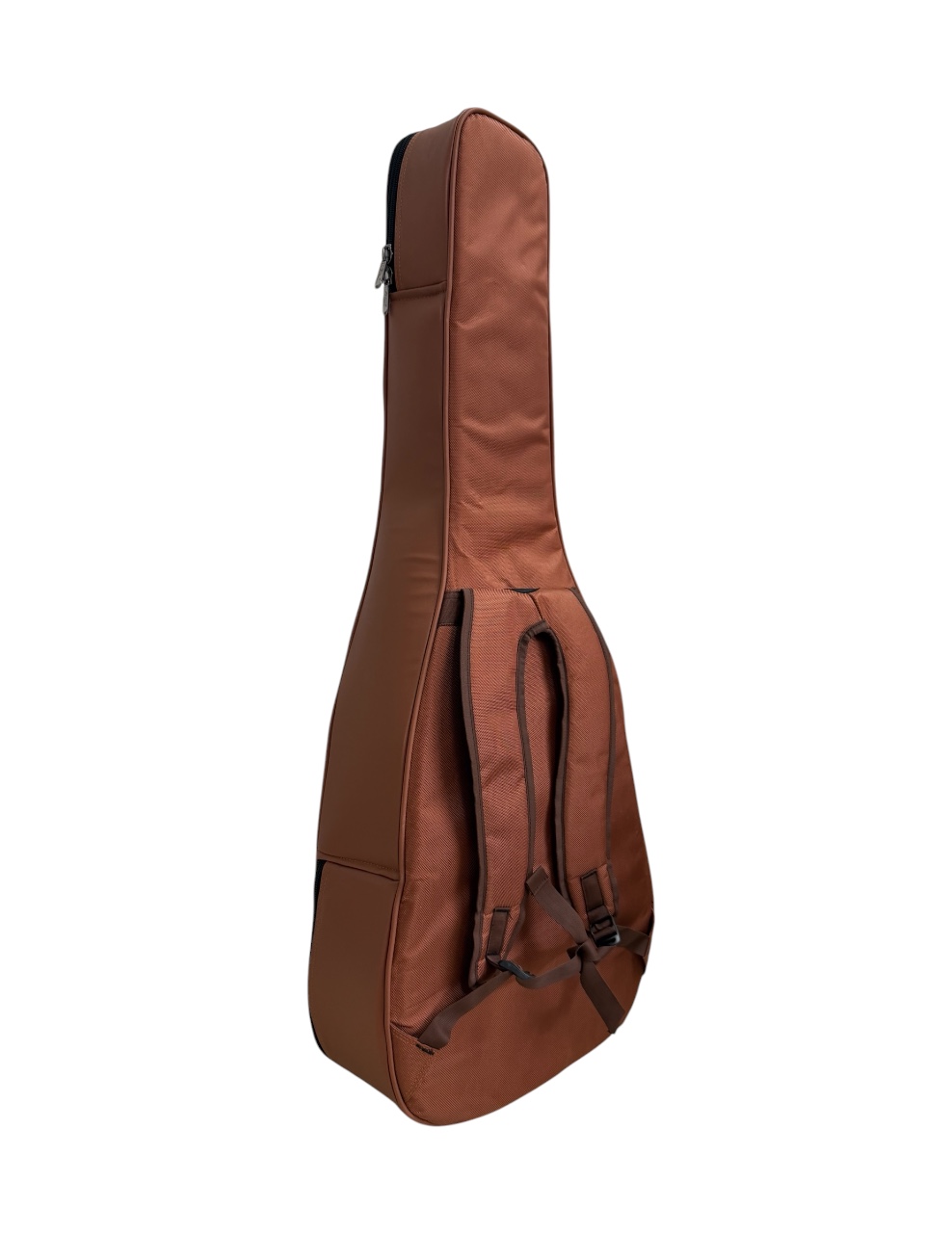 Olive OL-R600 Padded Acoustic Guitar Gig Bag, Vegan Leather, 15mm foam padding, Dual Pocket, Shoulder Straps, Velvet Fabric Inside