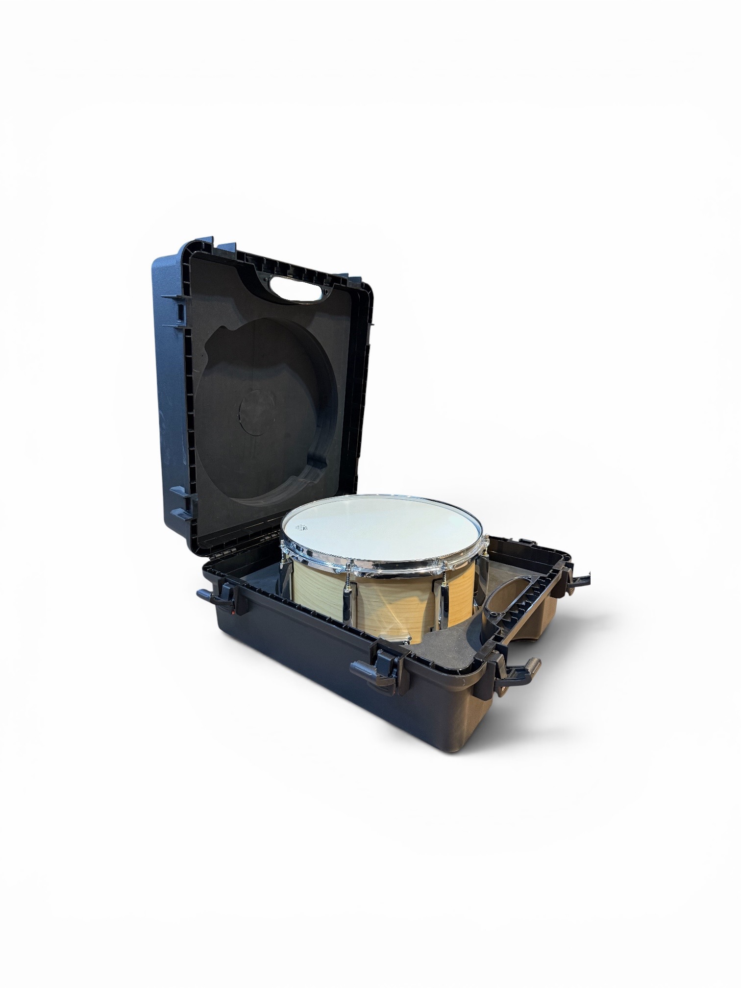 Olive IM-SD2007 Injection Molded Light Weight Hard case for Snare Drums, Adjustable foam, flight case