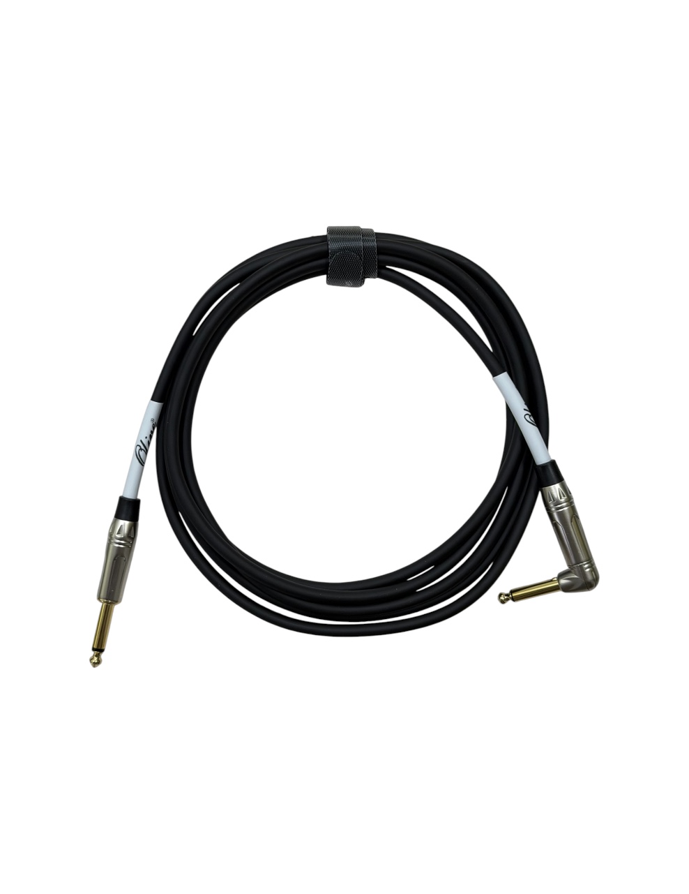 Olive Guitar Cable 3m Black Right Angled Jack, OL-IC-BK03