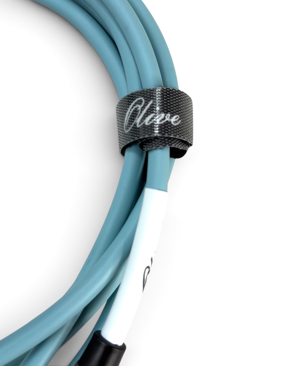 Olive Guitar Cable 3m Blue Right-Angled Jack, OL-IC-BL03